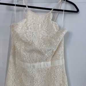 Perfect for prom. Soft lace lined beautiful long dress